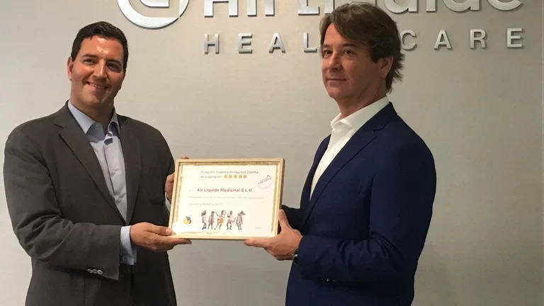 Acuerdo de colaboración Air Liquide Healthcare y Fundación Theodora