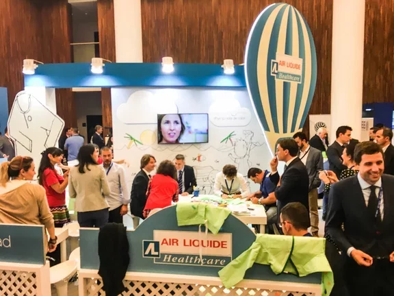 Stand Air Liquide Healthcare Congreso Ingenieria Hospitalaria