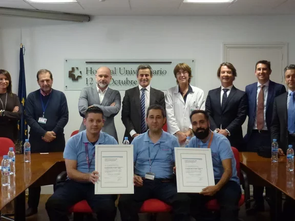 Acto de entrega del Sello de Excelencia en la gestión de Gases Medicinales