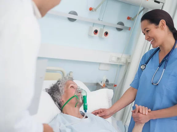 Ayudar pacientes hospitalares