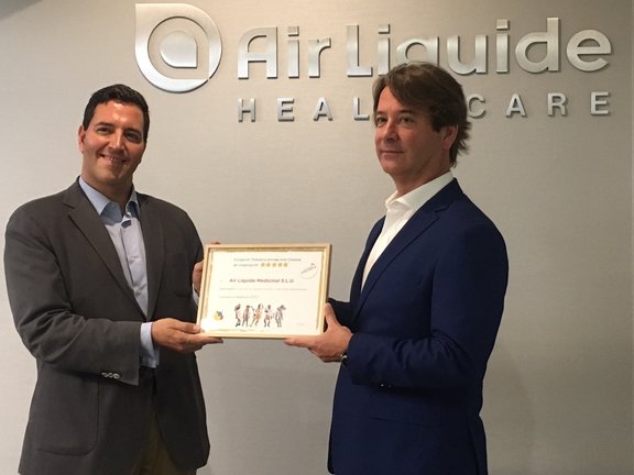 Acuerdo de colaboración Air Liquide Healthcare y Fundación Theodora